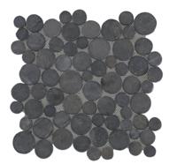 Stabigo Coin Grey mozaiek 30x30 cm grijs mat - thumbnail