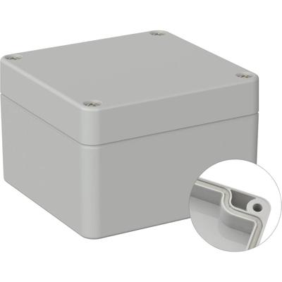 TRU COMPONENTS TC-9065600 Industriële behuizing 82 x 80 x 55 ABS Grijs-wit (RAL 7035) 1 stuk(s)