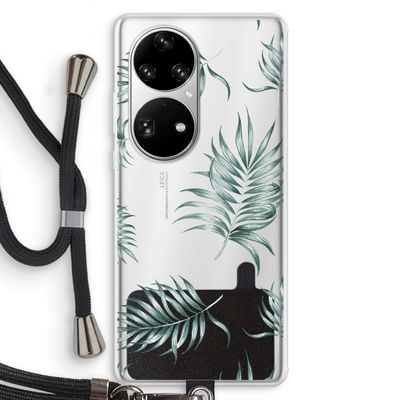 Simple leaves: Huawei P50 Pro Transparant Hoesje met koord