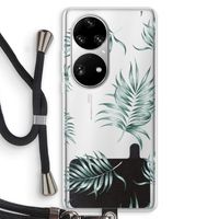 Simple leaves: Huawei P50 Pro Transparant Hoesje met koord