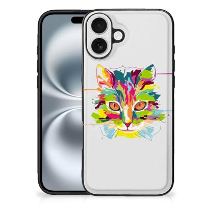 iPhone 16 Plus Hoesje Cat Color