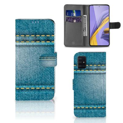 Samsung Galaxy A51 | Wallet Case | met Pasjes | Jeans