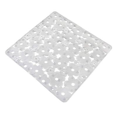 Afdruiprek voor Keukengootsteen Metaltex Doorschijnend Polypropyleen (32 x 32 cm)