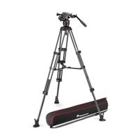 Manfrotto MVK608TWINMA Carbon Twin Leg MS tripod + Nitrotech 608 Video Head