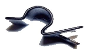 Metalen achterklep clip 3mm (Scirocco / Golf VI) (92) CLCLIP6