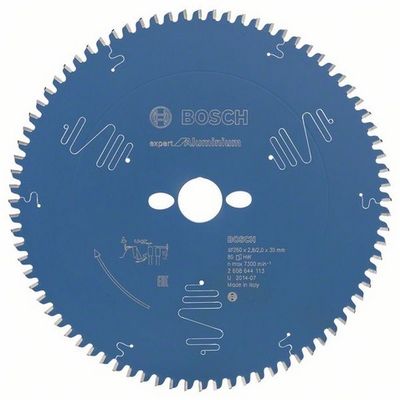 Bosch Accessoires Cirkelzaagblad Expert for Aluminium 260X30X2.8/2X80T - 2608644113