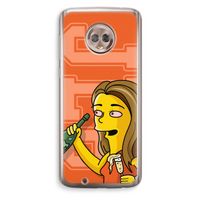 Jamie Lee Simpson: Motorola Moto G6 Transparant Hoesje
