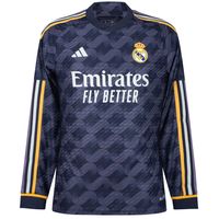 Real Madrid Authentic Shirt Uit 2023-2024 (Lange Mouwen) - thumbnail