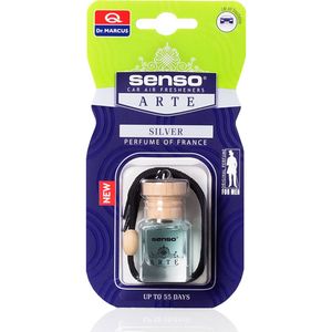 Dr. Marcus Senso Arte Silver autogeurtje met neutrafresh technologie - Luchtverfrisser auto - 6 ml