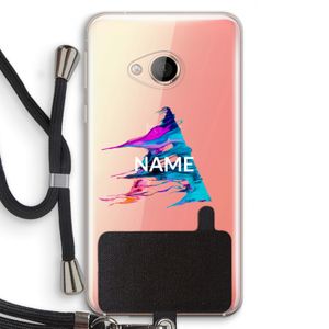 Abstract Spectrum: HTC U Play Transparant Hoesje met koord