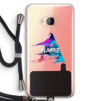 Abstract Spectrum: HTC U Play Transparant Hoesje met koord