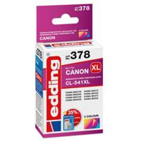 Edding Inktcartridge vervangt Canon CL-541 XL Compatibel Cyaan, Magenta, Geel EDD-378 18-378 - thumbnail