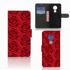 Motorola Moto G7 Power Hoesje Red Roses