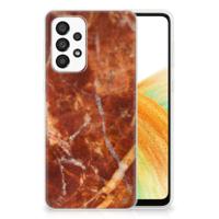 Samsung Galaxy A33 5G | TPU | Siliconen hoesje | Marmer Bruin Samsung Galaxy A33 5G | TPU | Siliconen hoesje | Marmer Bruin