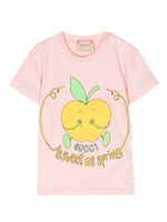 Gucci Kids t-shirt 'As sweet as Spring' - Rose