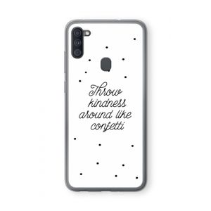 Confetti: Samsung Galaxy A11 Transparant Hoesje