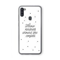 Confetti: Samsung Galaxy A11 Transparant Hoesje