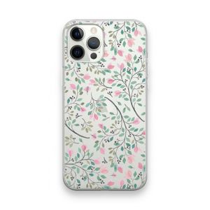 Sierlijke bloemen: iPhone 12 Pro Max Transparant Hoesje