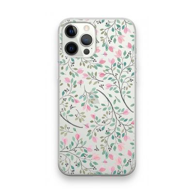 Sierlijke bloemen: iPhone 12 Pro Max Transparant Hoesje