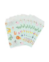 HEMA Uitdeelzakjes Papier Party Animals 8 Stuks