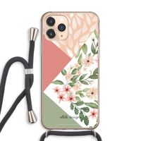 Sweet heaven geometrics: iPhone 11 Pro Max Transparant Hoesje met koord