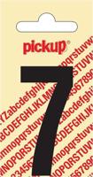 Plakcijfer Nobel Sticker zwarte cijfer 7 Pickup - Pickup