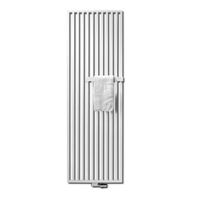 Vasco Arche VVL designradiator met vertikale buizen en handdoekbeugel links 1800x470mm 1050W antraciet 118047180lb3300