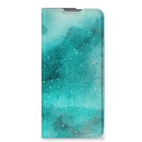 Bookcase OPPO Find X5 Pro Painting Blue - thumbnail