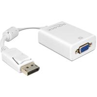 DeLOCK displayport 1.2 > vga adapter (wit, 0,22 meter)