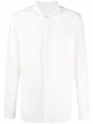 Rick Owens chemise unie à manches longues - Blanc