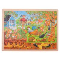 Goki houten legpuzzel leven in de tuin Goki houten legpuzzel leven in de tuin