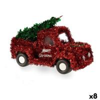 Kerstversiering Krist+ 18CH422 18CH422 Rood Groen Pick-up 15 x 18 x 27 cm Klatergoud (8 Stuks)