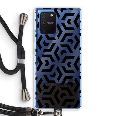 Crazy pattern: Samsung Galaxy Note 10 Lite Transparant Hoesje met koord