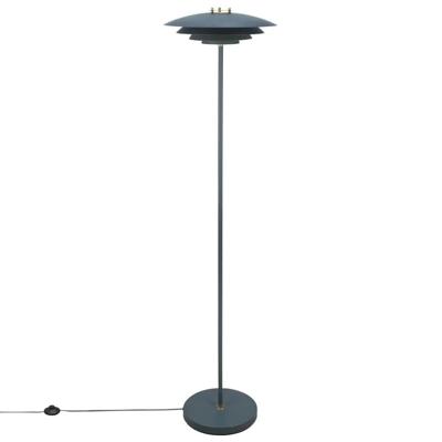 Grote zwarte vloerlamp met G9 fitting en vloerschakelaar &apos;Nordlux Bretagne&apos;