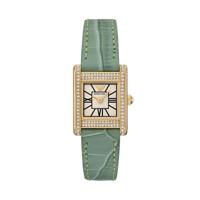Horlogeband Armani AR11661 Leder Groen 14mm