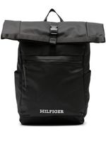 Tommy Hilfiger sac Monotype à rabat roulotté - Noir