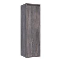Brauer Adore - Hoge Kast - 120 cm - 1 Deur - Greeploos - Linksdraaiend - Driftwood