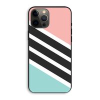 Strepen pastel: iPhone 12 Pro Max Biologisch afbreekbaar hoesje