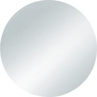 Spiegel - Trion Alim - Metalen Spiegel - Rond - 50cm - Wit - Metaal