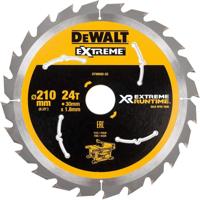 DeWALT Cirkelzaagblad voor Hout | Extreme Runtime | Ø 210mm Asgat 30mm 24T - DT99565-QZ