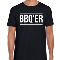 BBQ-ER bbq / barbecue cadeau t-shirt zwart voor heren - thumbnail