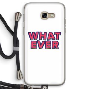 Whatever: Samsung Galaxy A5 (2017) Transparant Hoesje met koord