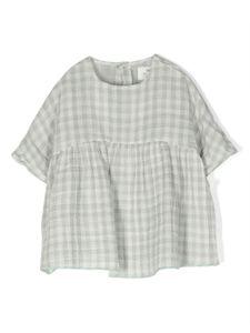 TEDDY & MINOU blouse à motif damier - Vert