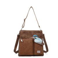 Hi-di-hi Schoudertas Kingshopper Donker Bruin/Cognac - PRE ORDER: LEVERBAAR VANAF SEPTEMBER 2025