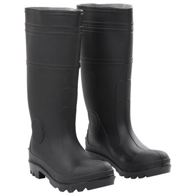 VidaXL Regenlaarzen maat 38 pvc zwart