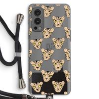 Tijger: OnePlus Nord 2 5G Transparant Hoesje met koord
