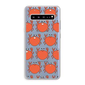 Krab: Samsung Galaxy S10 5G Transparant Hoesje