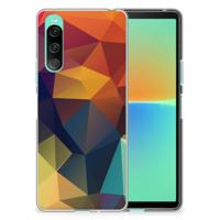 Sony Xperia 10 V | TPU Hoesje | Polygon Color