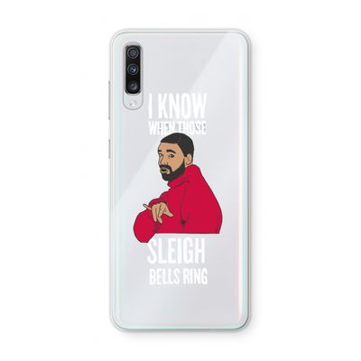 Sleigh Bells Ring: Samsung Galaxy A70 Transparant Hoesje