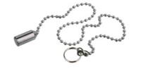 Kirchhoff Ventielketting, chroom, 400 mm, met contragewicht - 98817314